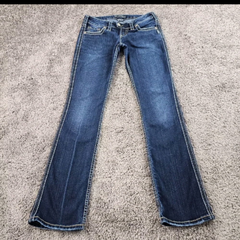Silver Jeans Womens 26 Boot Cut Slim Low Rise